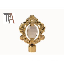 (Golden Crystal Curtain Cap for Home Decoration (TF 1619